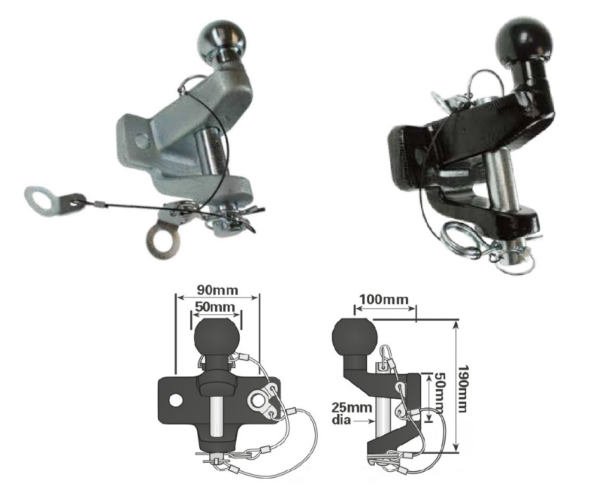 CTB 3300 50mm Ball & Pin Hitch