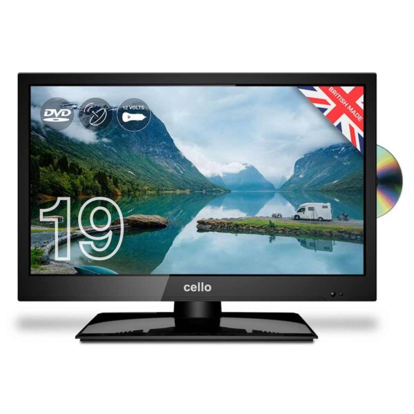 19" Cello C1920FMTR LED Digital Freeview/Freesat/TV-DVD