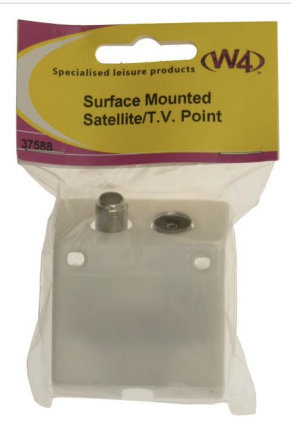 Reduced W4 Surface Mounted Satellite & TV Point 37588