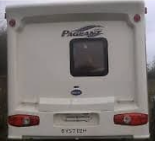 Bailey Caravan Rear Panel 009