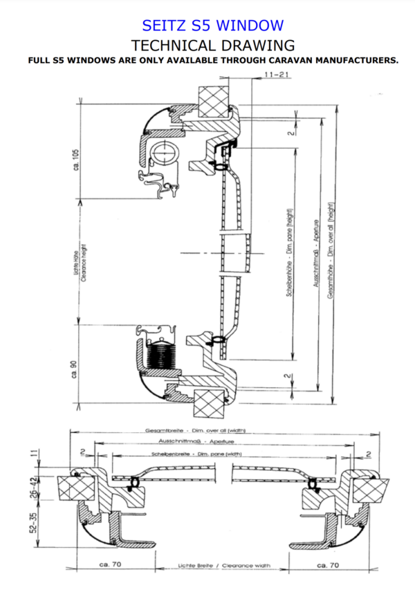 Dometic Seitz S5 Window