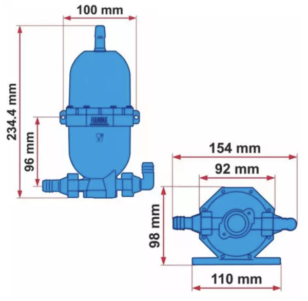 FACEBOOK Fiamma A20 Pump 02478-01